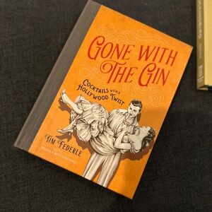 Gone with the gin Hollywood themed cocktail book